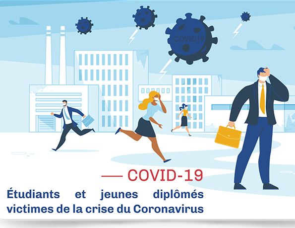 Étudiants et jeunes diplômés victimes de la crise du Coronavirus